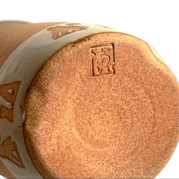 Artist Studio Stoneware Camel Sherpa Hand Crafted Pottery Tea Cups Marked - Picture 6 of 7